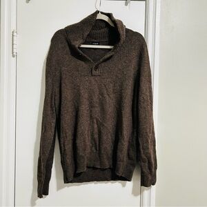 J. Crew Men's Chocolate Turtleneck Sweater